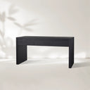 Bodhi Writing Desk Handcrafted From Solid White Oak With Brass Drawer Pulls