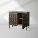 Amalfi Hand-Painted Sideboards Buffet Cabinet Wood Distressed Storage Cabinet