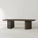 Sainte Granier Wood Coffee Table with Dauphine Base