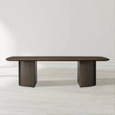Sainte Granier Wood Coffee Table with Dauphine Base