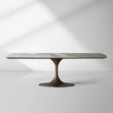 Vincenza Marble-Look Ceramic Dining Table