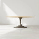Aero Wood Oval Dining Table
