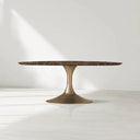 Aero Stone Oval Dining Table