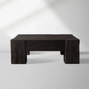 Ubud Square Reclaimed Teak Coffee Table Wood Living Room Center Tea Table Vintage Cocktail Table