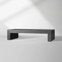 Sullivan Wood Waterfall Coffee Table Rectangle Rural Cocktail Table Oak Wood Center Tea Table