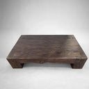 Ubud Square Reclaimed Teak Coffee Table Wood Living Room Center Tea Table Vintage Cocktail Table