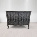 Amalfi Hand-Painted Sideboards Buffet Cabinet Wood Distressed Storage Cabinet