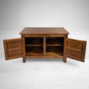 Stefania Hand-Painted Florals Buffet Cabinet Poplar Wood Sideboard Living Room Entryways Cabinet