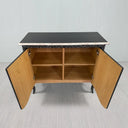 Amalfi Hand-Painted Sideboards Buffet Cabinet Wood Distressed Storage Cabinet