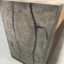 Telluride Media Console Oak with Oxidized Steel Rustic Living Furniture