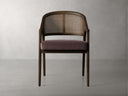 Aimee Dining Arm Chair in Mocha
