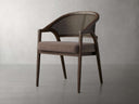 Aimee Dining Arm Chair in Mocha
