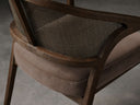Aimee Dining Arm Chair in Mocha
