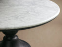 Amelia Round Marble Pedestal Dining Table