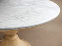Amelia Round Marble Pedestal Dining Table