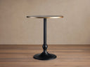 Recycled Metal Bar Table with Wade Base Handcrafted Iron Bistro Style
