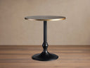 Recycled Metal Counter Table with Wade Base Cast Iron Artisan Dining Furniture