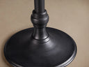 Recycled Metal Dining Table with Wade Base Cast Iron Artisan Dining Furniture