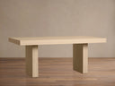 Calvin Dining Table Solid Wood Artisanal Modern Dining Room