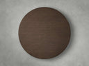 Round Wood Dining Table with Launette Base