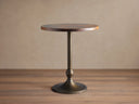 Recycled Metal Bar Table with Wade Base Handcrafted Iron Bistro Style