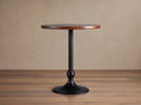 Recycled Metal Bar Table with Wade Base Handcrafted Iron Bistro Style