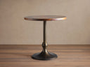 Recycled Metal Counter Table with Wade Base Cast Iron Artisan Dining Furniture