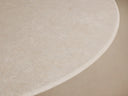 Saint Germain Round Marble Top Dining Table with Rennes Base