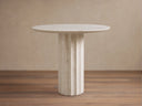 Danae Round Marble Pedestal Bistro Table