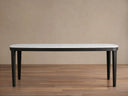 Danny Oak Marble Dining Table Rectangular Modern Classic Dining Furniture