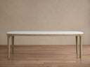 Danny Oak Marble Dining Table Rectangular Modern Classic Dining Furniture