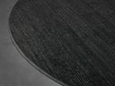 Round Wood Dining Table with Launette Base