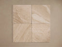 Ilaria Dining Table Beige Coralle Marble Pedestal Artisanal Dining