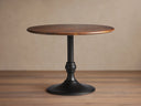 Jacob Round Wood Bistro Table with Wade Base