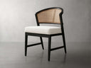 Aimee Dining Side Chair in Black Drifted