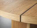 Mihaela 54" Round Dining Table in Vin Alb