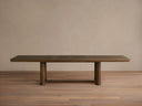 Warby Extension Dining Table Solid Oak Wood Transitional Dining
