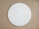 Danny Round Coffee Table Oak Wood Marble Top Contemporary Style
