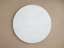 Danny Round Coffee Table Oak Wood Marble Top Contemporary Style