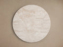 Danny Round Coffee Table Oak Wood Marble Top Contemporary Style