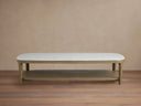 Danny Coffee Table Oak with Marble Top Modern Living Furniture