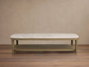 Danny Coffee Table Oak with Marble Top Modern Living Furniture