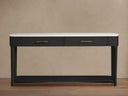 Danny Console Table Oak with Marble Top Rectangular Living Furniture