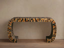 Lindly Console Table Buffalo Horn Mosaic Rectangular Contemporary Living Room