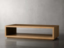 Mihaela Coffee Table in Vin Alb