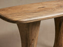 Soumaya Console Table Spalted Primavera Wood Rectangular Organic Modern Living