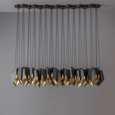 Nancy Dining Table Industrial Chandelier, Contemporary Pendant Lights