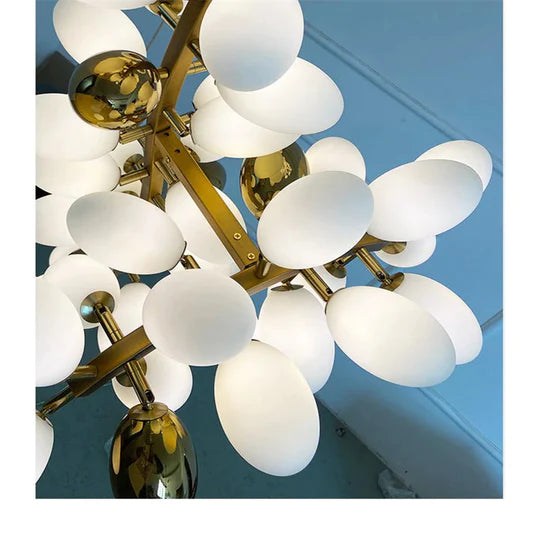 Grape Shape Glass Chandelier, Luxury Chandelier Office