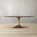 Aero Stone Oval Dining Table