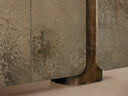 Alvaro Wood Aluminum Sideboard Handcrafted Industrial Rustic Living